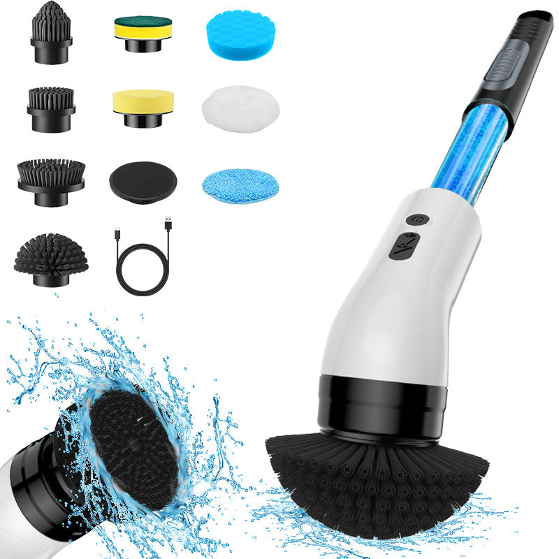 Rechargeable Electric Aquarium Brush with Interchangeable Heads