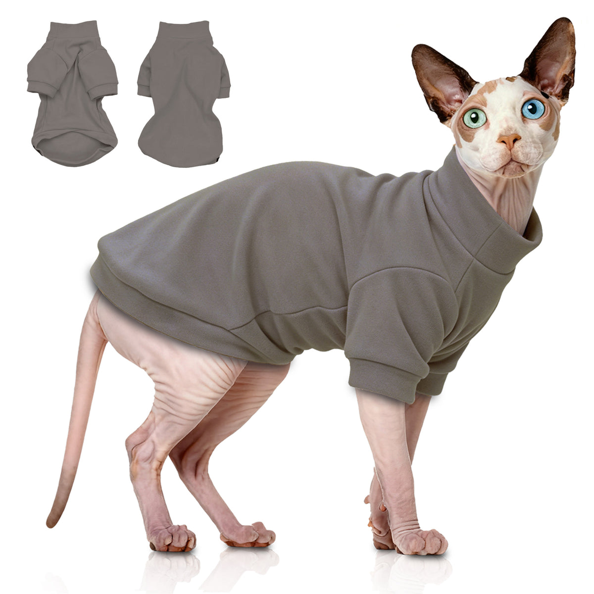 Breathable two leg pet tops in stripes and plain colours