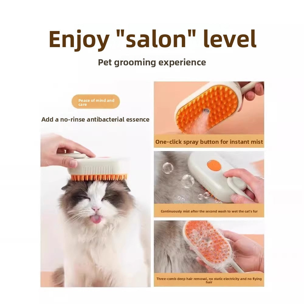 USB Mist Massage Grooming Comb for Cat and Dog Fur Care
