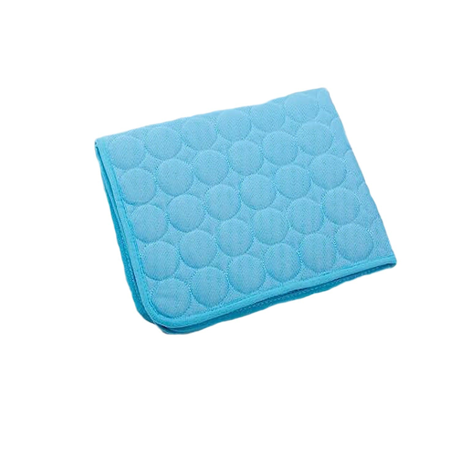 Ice silk dog cooling pad in light blue, photo 5 of 8