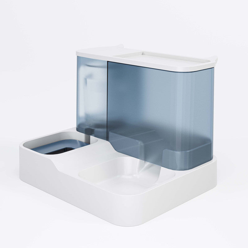 Two-in-One Automatic Pet Feeder and Water Dispenser with Anti-Spill Design, 3 Colours