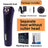 Rechargeable Cordless Pet Grooming Clipper with Four Interchangeable Cutter Heads