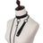 PU leather dog collar and lead set with chain detail, product image 2