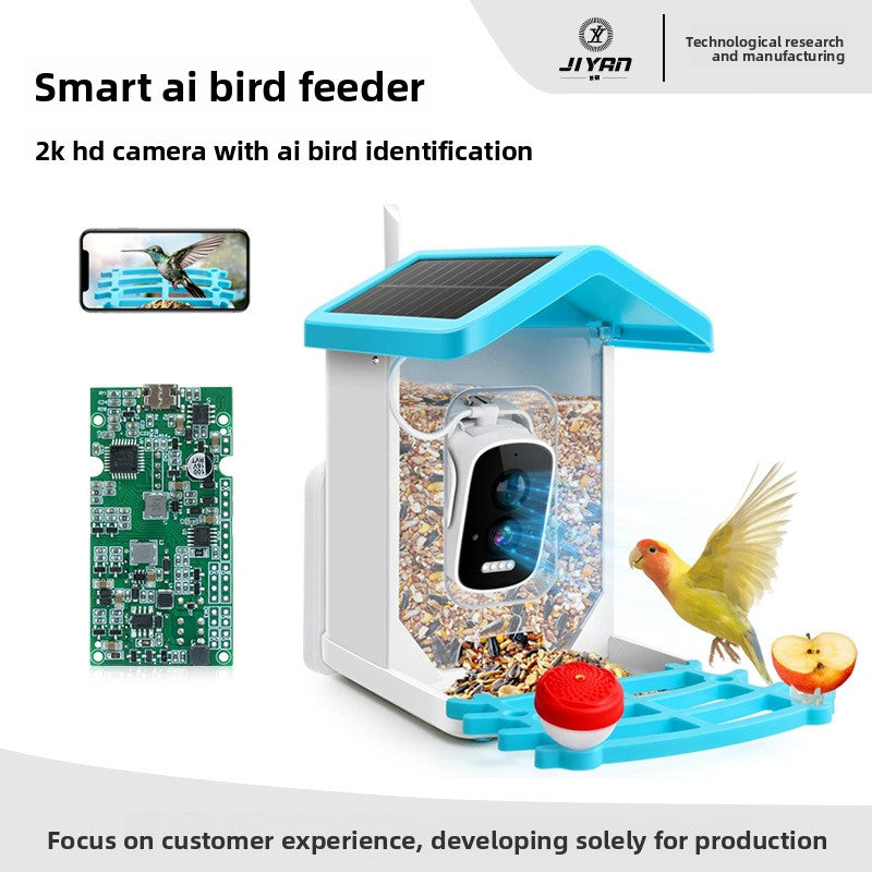 Outdoor camera bird feeder for garden birds, product view