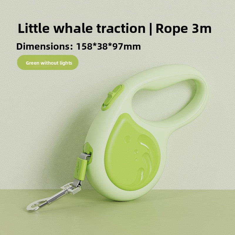 Automatic retractable dog lead with 3m and 5m options for dogs