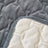 Large plush dog bed mat with pillow, detail photo 4