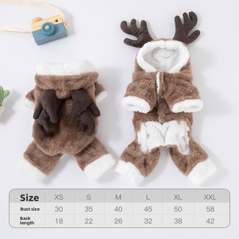 Coral fleece animal costume for dogs and cats, available in 7 styles, image 34