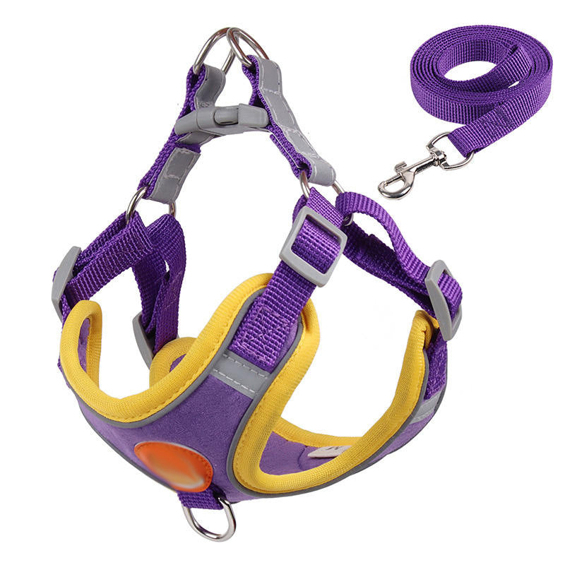 Small dog vest harness, 4 sizes available from Pet Royale UK