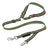 Adjustable dog car seat belt leads in ten colours