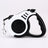 Retractable dog lead with bone print housing, product image 22