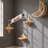 Star and moon cat wall shelves, main product photo