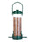 Mixed set of three black wire mesh bird feeders