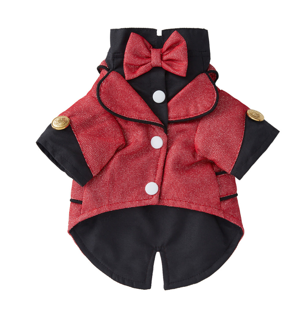 Formal dog suits with ties in a range of designs