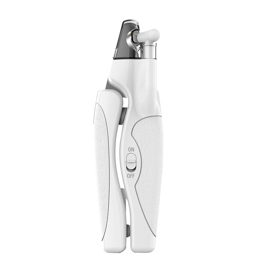 Rechargeable USB LED Pet Nail Clipper with Built-In File