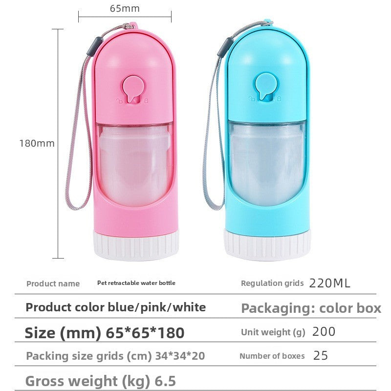 Foldable Portable Dog Water and Food Cup for Outdoor Walks and Summer Outings