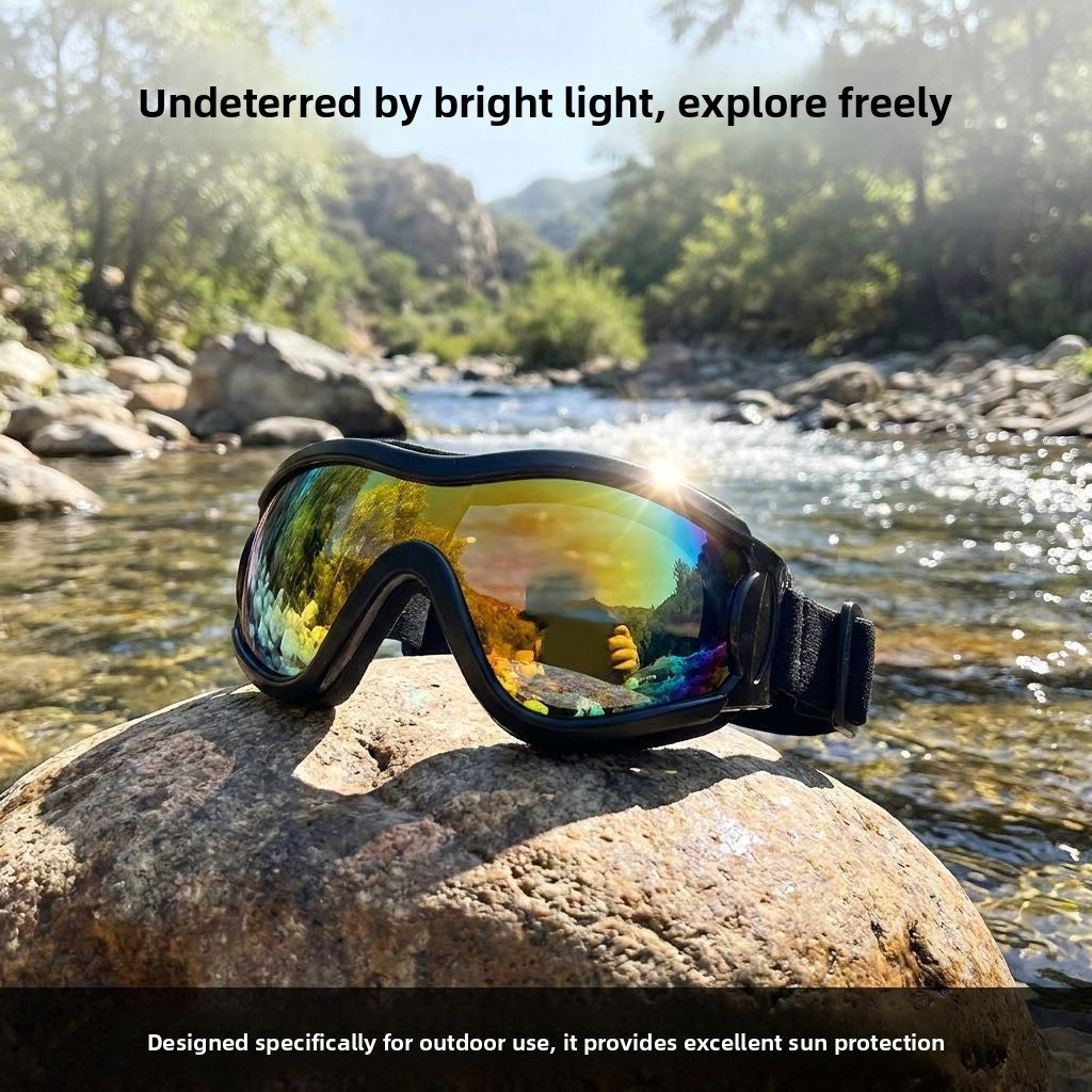 Windproof Dog Goggles for Medium and Large Dogs, Adjustable Straps
