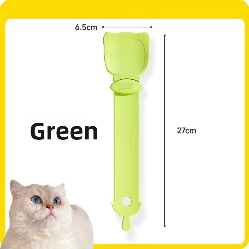 Cat Treat Squeeze Dispenser Tool for Snack Tubes and Pouches with Non-Stick Surface