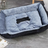 Semi-Enclosed Warm Pet Sleeping Bed with Thick Padding