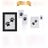 5 Inch Paw Print Frame Kit with Non-Toxic Ink Pad for Dogs and Cats