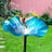 Decorative Wrought Iron Garden Bird Feeder and Bird Bath with Flower Design