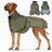 Thick padded reflective burgundy coat for large dogs, product image 22