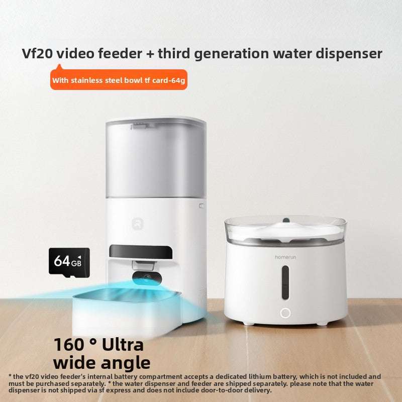 Smart Automatic Pet Feeder with Camera and AI Recognition