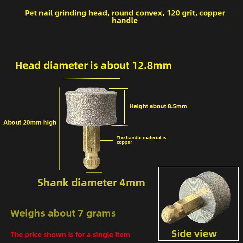 Diamond Replacement Grinding Heads for Pet Nail Grinders