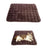 Light grey insulating winter bed pad for cats
