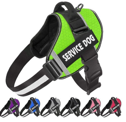 Reflective breathable nylon dog vest harness, product image 34