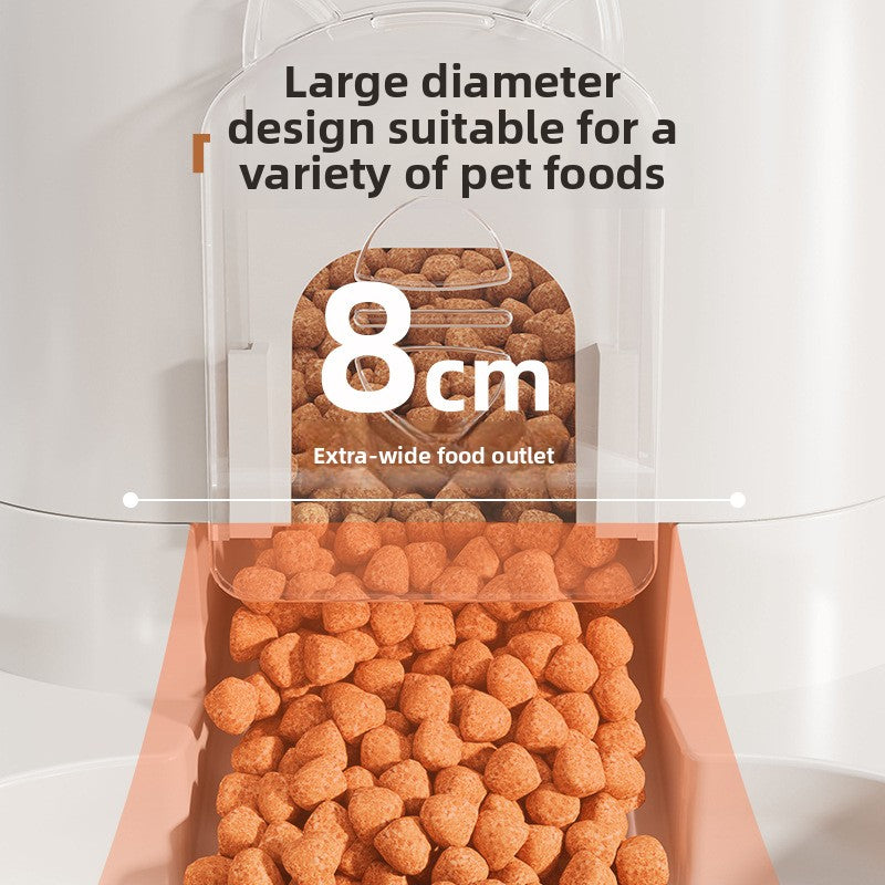 Elevated Cat Feeder and Water Bowl Combo with Dual Bowls and Smart Sensor