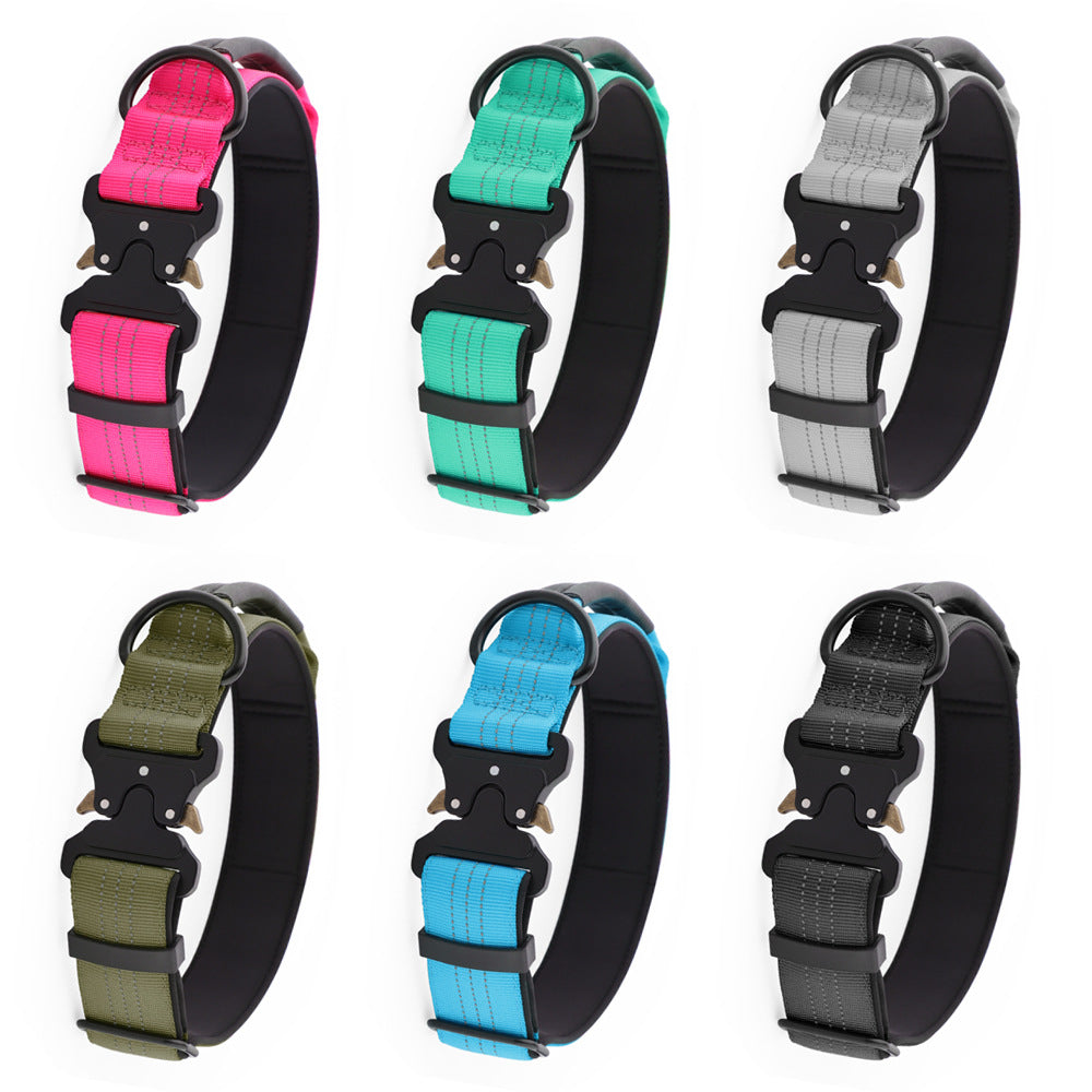 Tactical nylon dog collar with control handle, product image 5