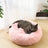 Plush donut pet bed for cats and small dogs, photo 2 of 80
