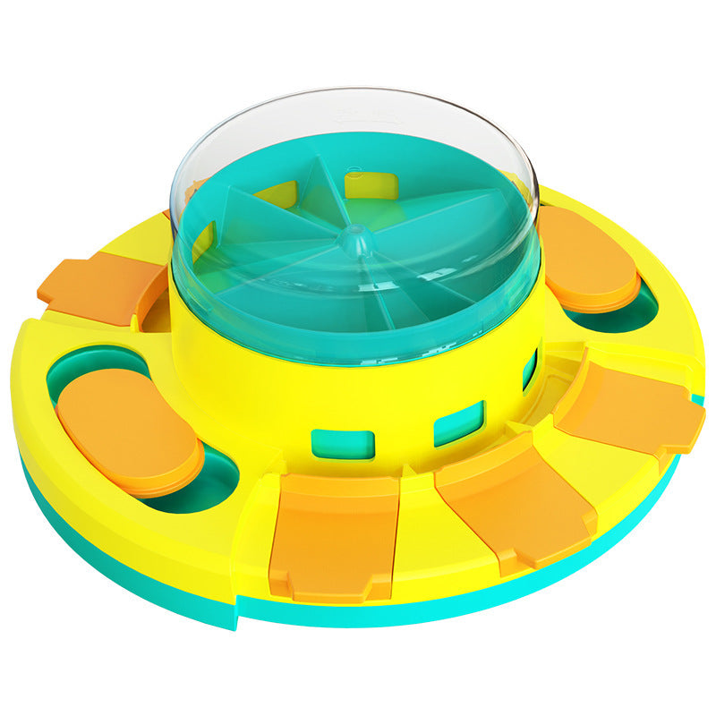 Press-Type Automatic Pet Feeder Toy for Aquatic Pets, Interactive Food Dispenser