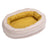 Removable washable donut dog bed, extra detail view