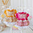 Floral lace cotton dress for tiny dogs, available in 2 colours, image 1