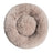 Round long plush donut pet bed for cats, photo 18 of 80