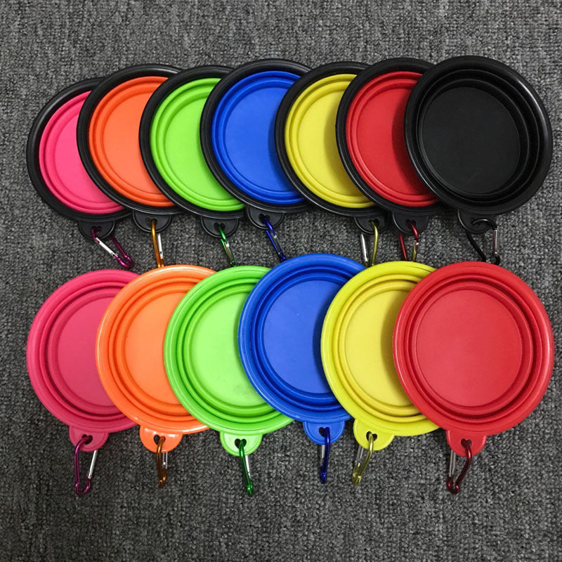 Collapsible foldable travel bowl for dogs and cats, view 2