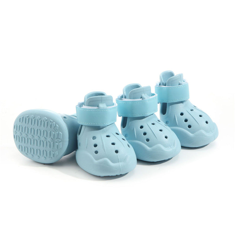 Breathable EVA dog shoes set of four, available in 4 colours, image 3