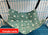 Hanging cat cage hammock with fishbone cat fleece print