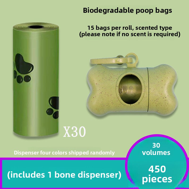 Biodegradable Dog Poop Bags with Dispenser, Thick Leak-Proof