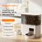 Smart Pet Feeder with 5L Food Hopper, 3L Water Tank, App Control and Optional Video