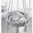 Cotton rope hanging cat basket bed boho style, shown in 5 colours and styles