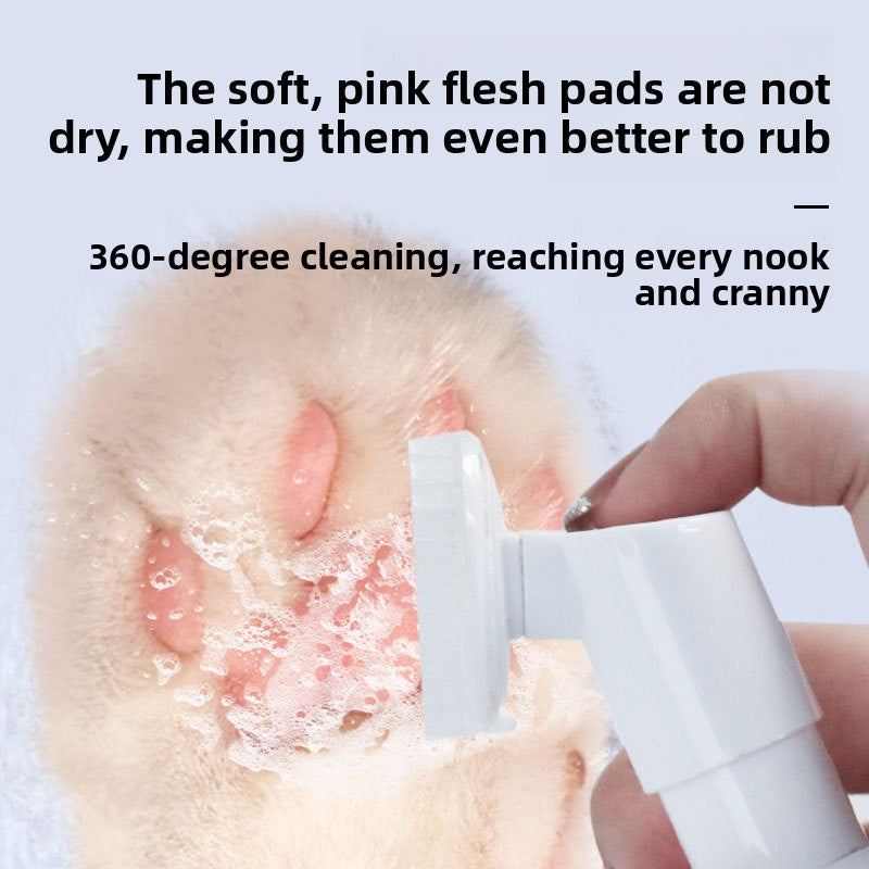 No-Rinse Paw Cleaning Foam for Pets, Gentle on Sensitive Pads