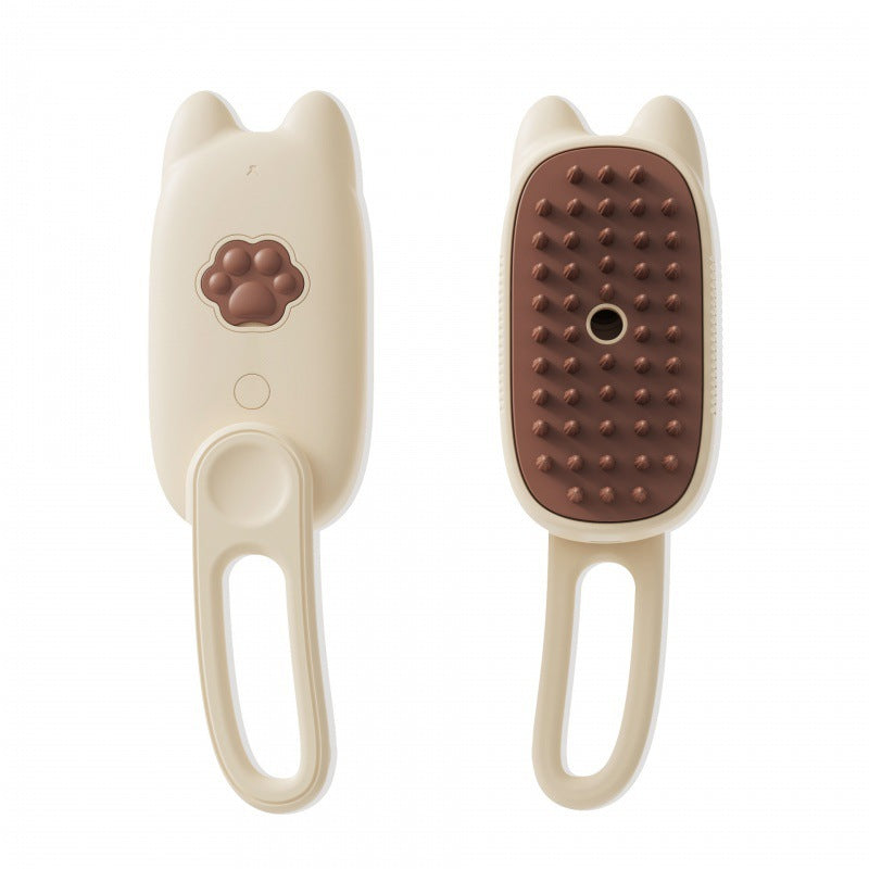 Electric Pet Spray Grooming Brush, Gentle Mist Massage Comb