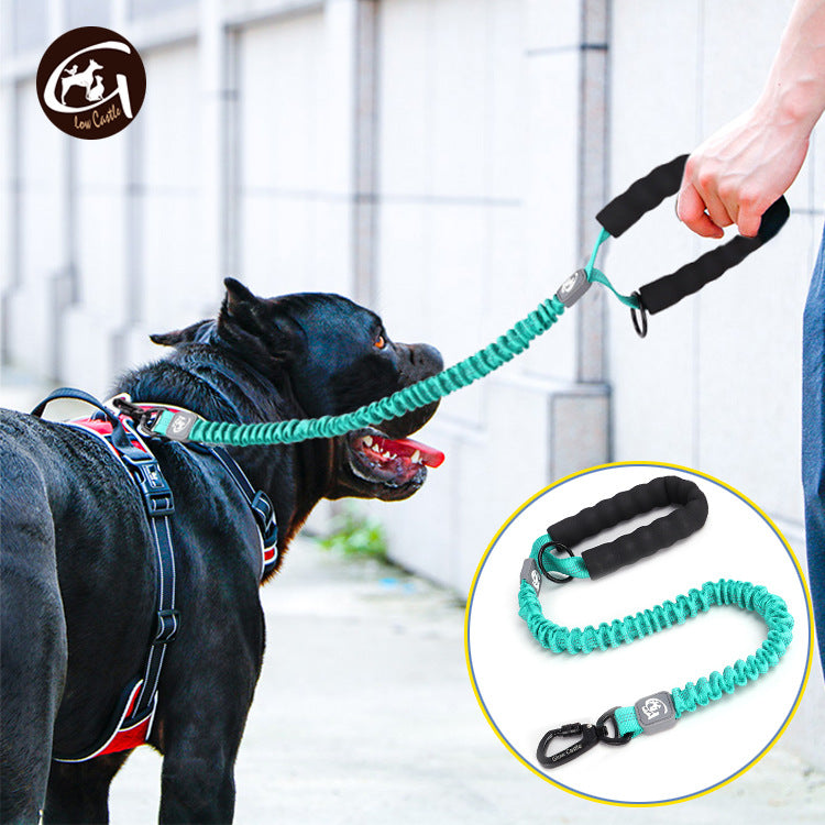 Elastic bungee dog lead with zinc alloy hook, product image 3