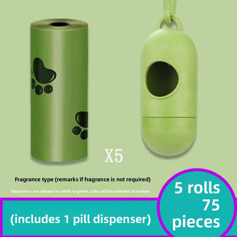 Biodegradable Dog Poop Bags with Dispenser, Thick Leak-Proof