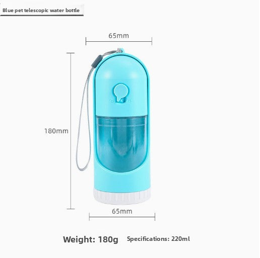 Foldable Portable Dog Water and Food Cup for Outdoor Walks and Summer Outings