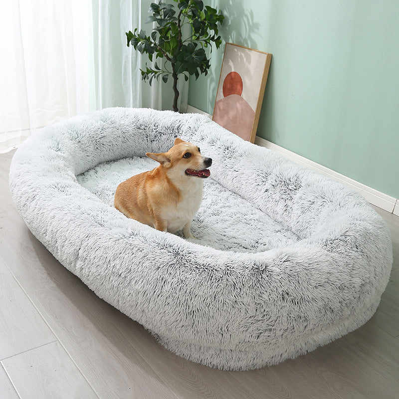 Extra Large Plush Pet Bed and Sofa Mat, Removable Washable