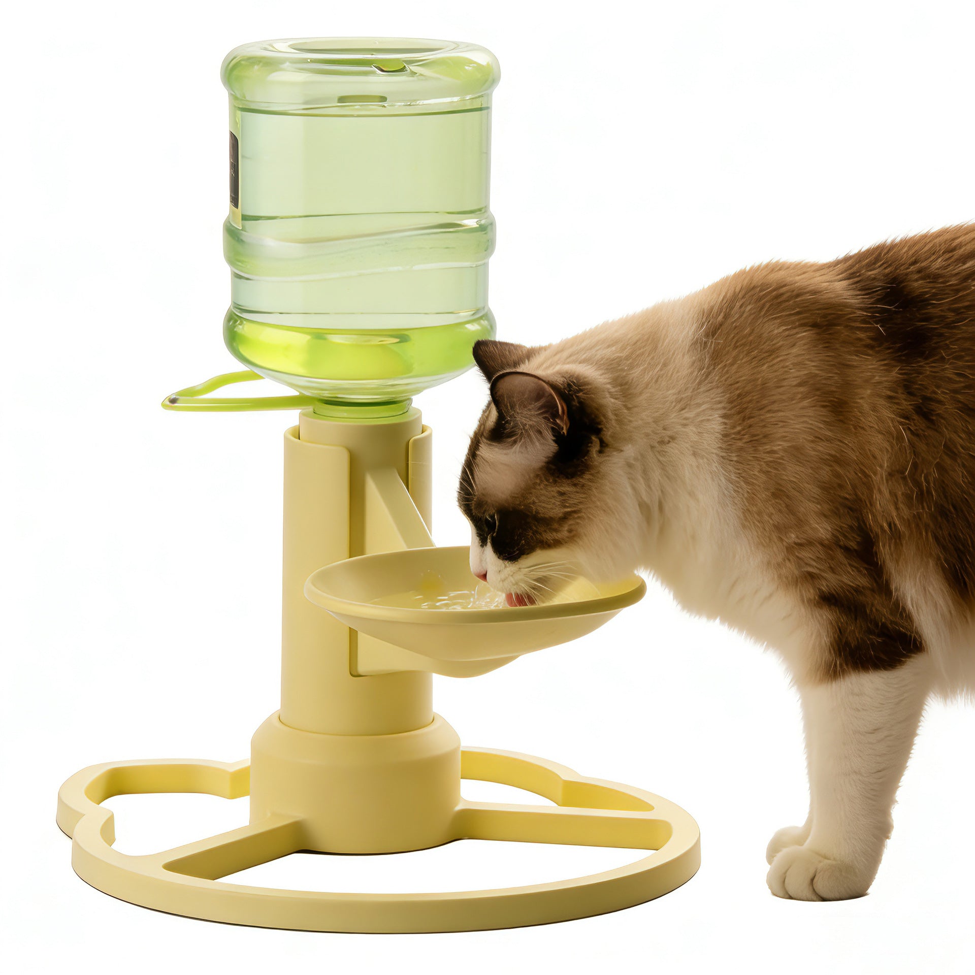 Gravity pet water dispenser bowl with anti-tip base, detail photo 5