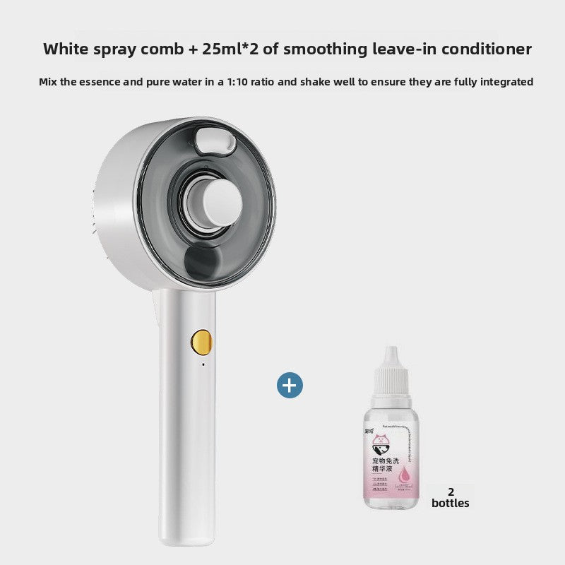 Steam Spray Grooming Comb for Cats and Dogs, Steel Pins